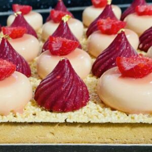 Tarte Vanille Framboise